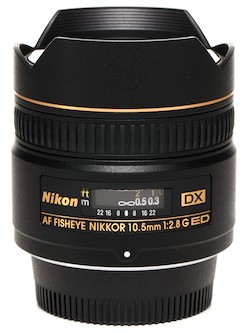 LensRentals.com - Rent a Nikon 10.5mm f/2.8G AF DX Fisheye