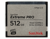 ARRI SanDisk 512GB Extreme PRO CFast 2.0 Memory Card