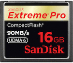 SanDisk 16GB Extreme Pro CompactFlash (UDMA-6)