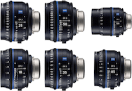 Zeiss Compact Prime CP.3 Cine 6-Lens Set (EF)