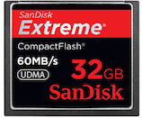 SanDisk 32GB Extreme CompactFlash (UDMA)