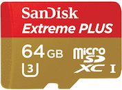 SanDisk UHS-1 microSDXC 64GB Extreme Plus U3