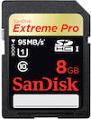 SanDisk 8GB Extreme Pro UHS-I SDHC 