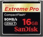 SanDisk 16GB Extreme Pro CompactFlash (UDMA-7)