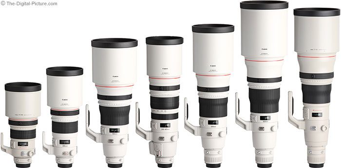 Canon-Big-White-Lenses-Spring-2013-with-Hoods
