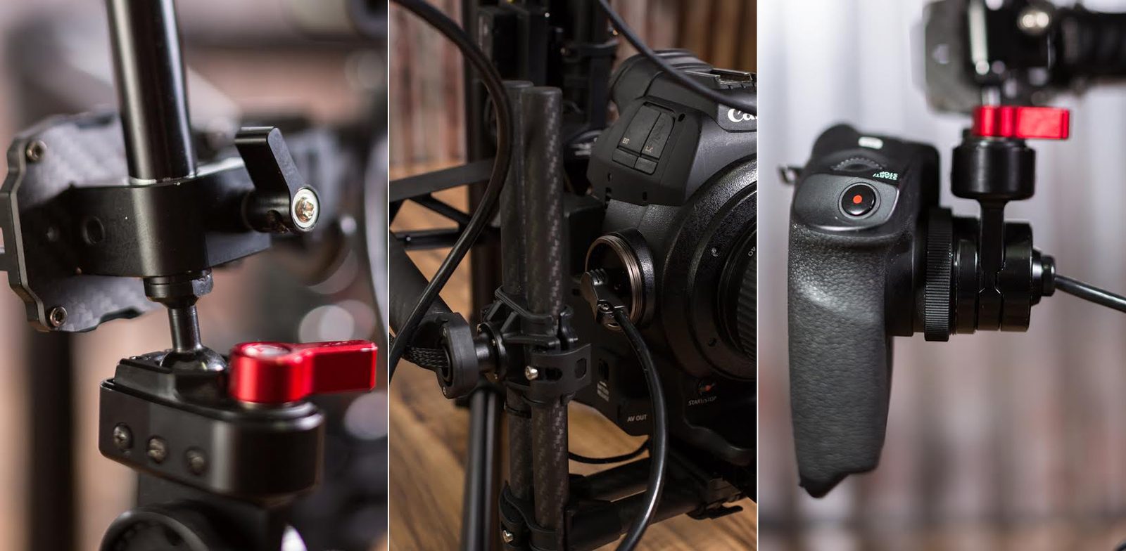 Using the Zacuto Zgrip Relocator for C100 with the Movi M5