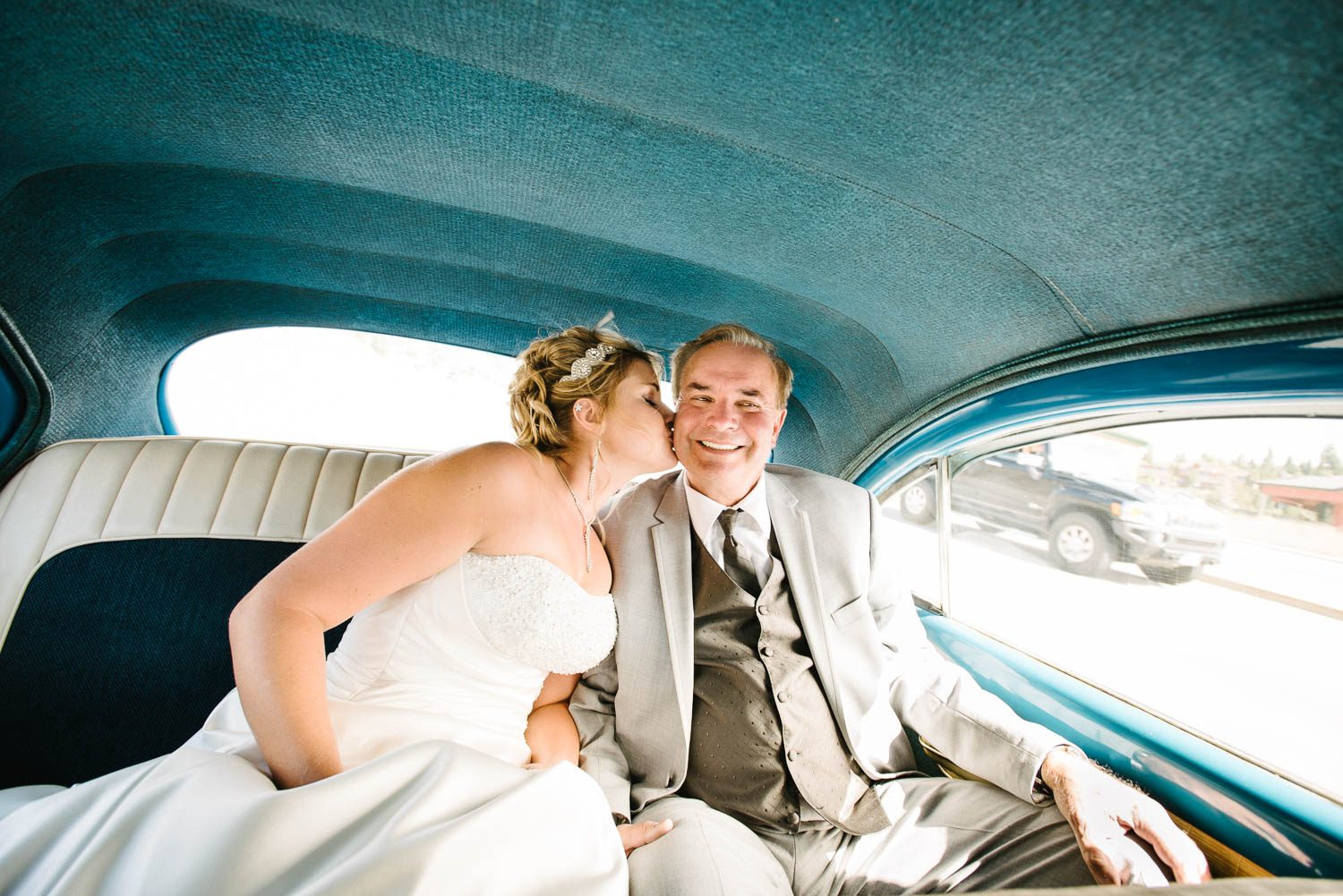 Wide Angle Wedding Photo