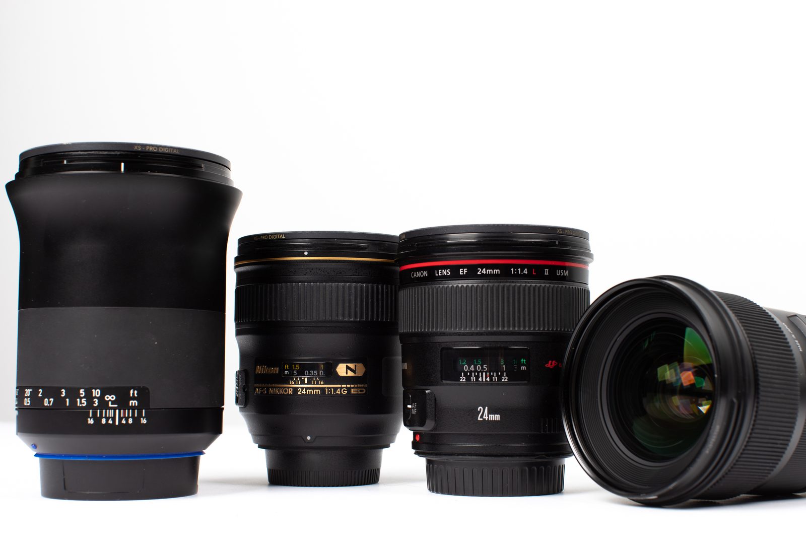 MTF Charts for 24mm Lenses