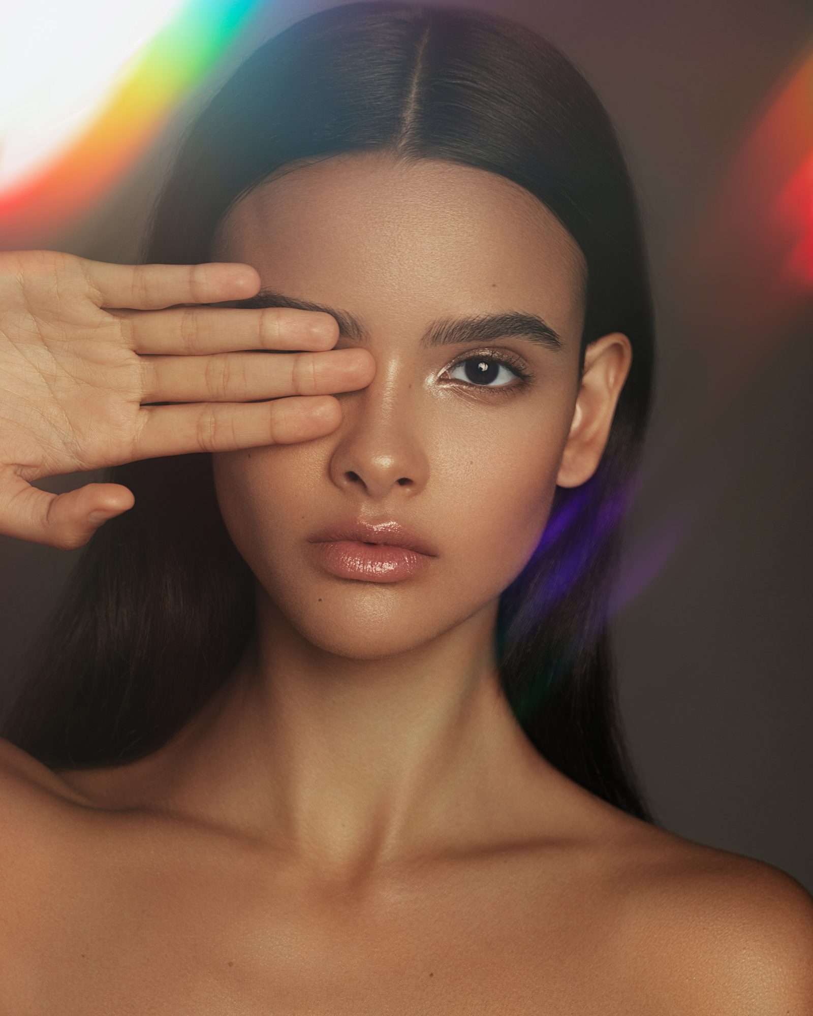 Moody White Backdrop Example