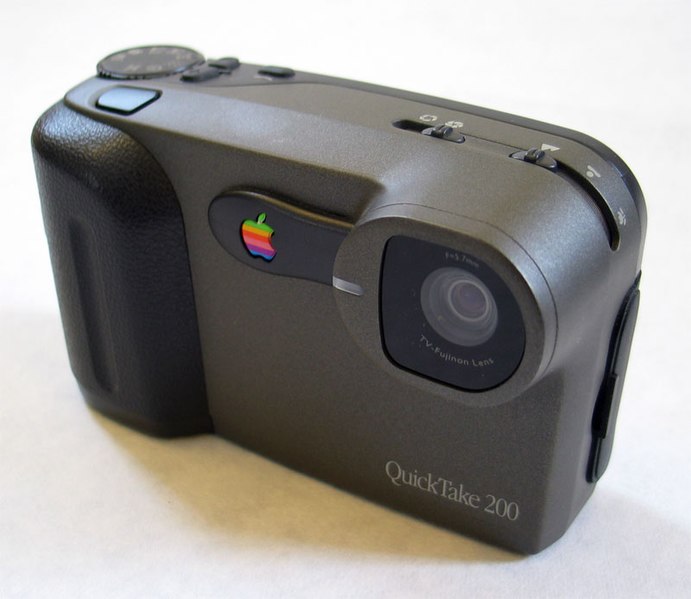 An Apple Quick Take 200 camera, circa 1996, courtesy Jared Benedict