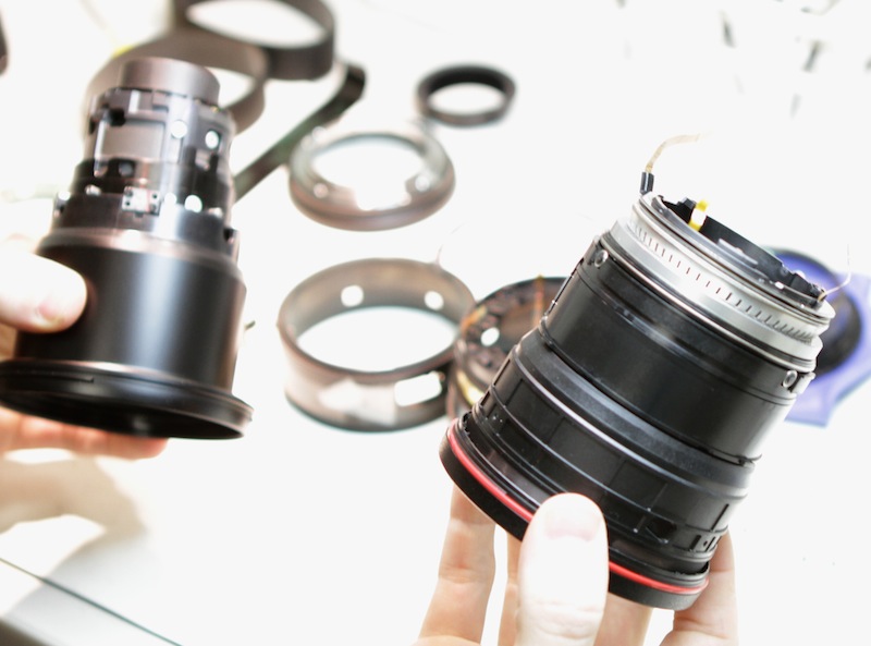 For Canon EF 24-70mm F2.8L II USM Lens Aperture Unit Aperture Assey Repair Part