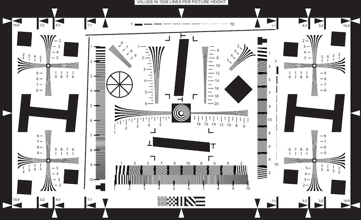 Iso 12233 Test Chart