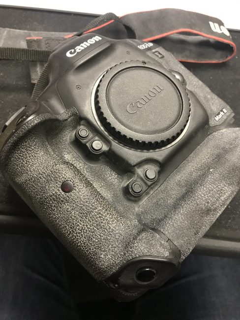 Canon 1DX Mark II Destroyed