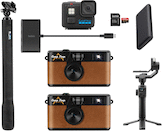 Family Vacation Camera Kit; GoPro + Camp Snap Camera Bundle