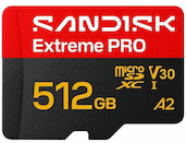 SanDisk UHS-1 microSDXC 512GB Extreme Pro U3 A2 V30