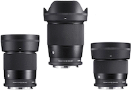Sigma 16mm, 30mm, and 56mm f/1.4 DC DN Lens Kit (L-Mount)
