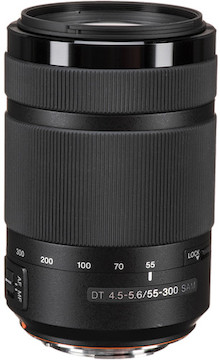 SONY DT55-300F4.5-5.6SAM　SAL55300 Sony DT 55–300 mm F4.5–5.6 SAM Lens | SAL55300