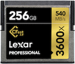 Lexar 256GB Professional 3600x 540MB/s CFast 2.0