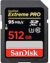 SanDisk SDXC 512GB Extreme Pro 95MB/s UHS-1 U3