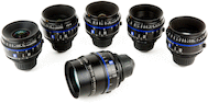 Zeiss Compact Prime CP.3 Cine 6-Lens Set (PL)