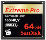 SanDisk CF 64GB Extreme Pro 160MB/s