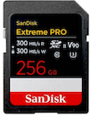 SanDisk SDXC 256GB Extreme PRO 300MB/s R/W UHS-II V90