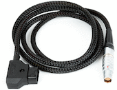  Wooden D-Tap to Canon C200 / C300II 3ft Braided Flex Cable 