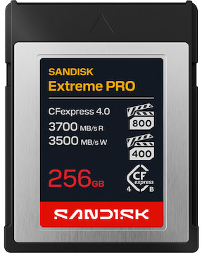 SanDisk 256GB CFexpress 4.0 Type B Extreme PRO
