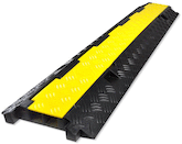 Pyle Pro 2-Channel Protective Cable Ramp w/ Flip-Open Top