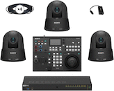 Sony SRG-A40 PTZ 3-Camera Network Ready Kit w/ Remote
