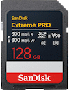 SanDisk SDXC 128GB Extreme Pro 300MB/s UHS-II U3 V90