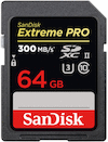 SanDisk SDXC 64GB Extreme Pro 300MB/s UHS-II U3