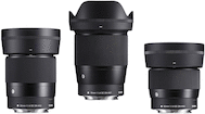 Sigma 16mm, 30mm, and 56mm f/1.4 DC DN Lens Kit (Canon EF-M)