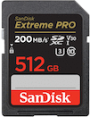SanDisk SDXC 512GB Extreme Pro 200MB/s UHS-1 U3