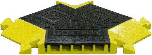 Checkers Bumble Bee Y-Intersection for 5 Channel Cable Ramp