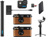 Family Vacation Camera Kit; GoPro + Camp Snap Camera Bundle