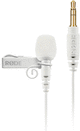 RODE Lavalier GO Omnidirectional Lavalier Microphone (White)