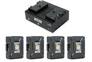 Anton Bauer Dionic XT90 Gold Mount Power Kit 4-Pack