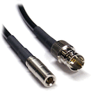 Canare 18" Ultra Slim 3G-SDI BNC to mini BNC Adapter Cable