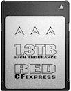 RED PRO 1.3TB CFexpress 2.0 Type B Memory Card
