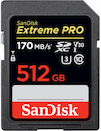 SanDisk SDXC 512GB Extreme Pro 170MB/s UHS-1 U3