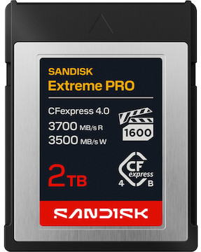SanDisk 2TB CFexpress 4.0 Type B Extreme PRO