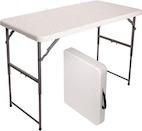White 48 x 24" Table - 2 pack