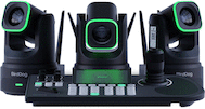 BirdDog X4 Ultra PTZ 3-Camera & KBD Controller Kit