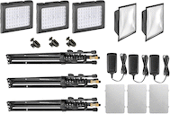 Manfrotto Lykos 2.0 Bi-Color LED 3-Light Studio Kit