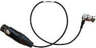 Ambient 3-Pin XLR Female to BNC Right Angle Cable 15.8-inch