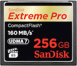 SanDisk CF 256GB Extreme Pro 160MB/s