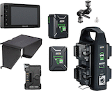 SmallHD ULTRA 5 On-Camera Monitor and Power Kit (Gold Mount)