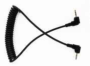 Arc Eye Coiled Sync Cable for Canon C1 (2.5mm TRS)