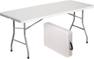 White 72 x 30" Table - 2 pack